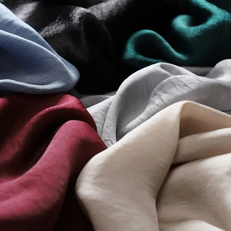 Cupro Wijde Broek Vrouwen Dunne Zomer Casual Broek Koreaanse Versie Van High-Taille Ijs Zijde Acetaat rechte Dweilen Broek