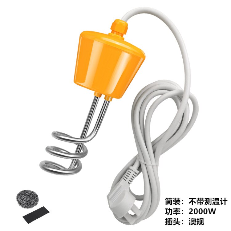 3000W Floating Electric Heater Boiler Water Heating Element 220V Portable Immersion Suspension Bathroom swimming pool