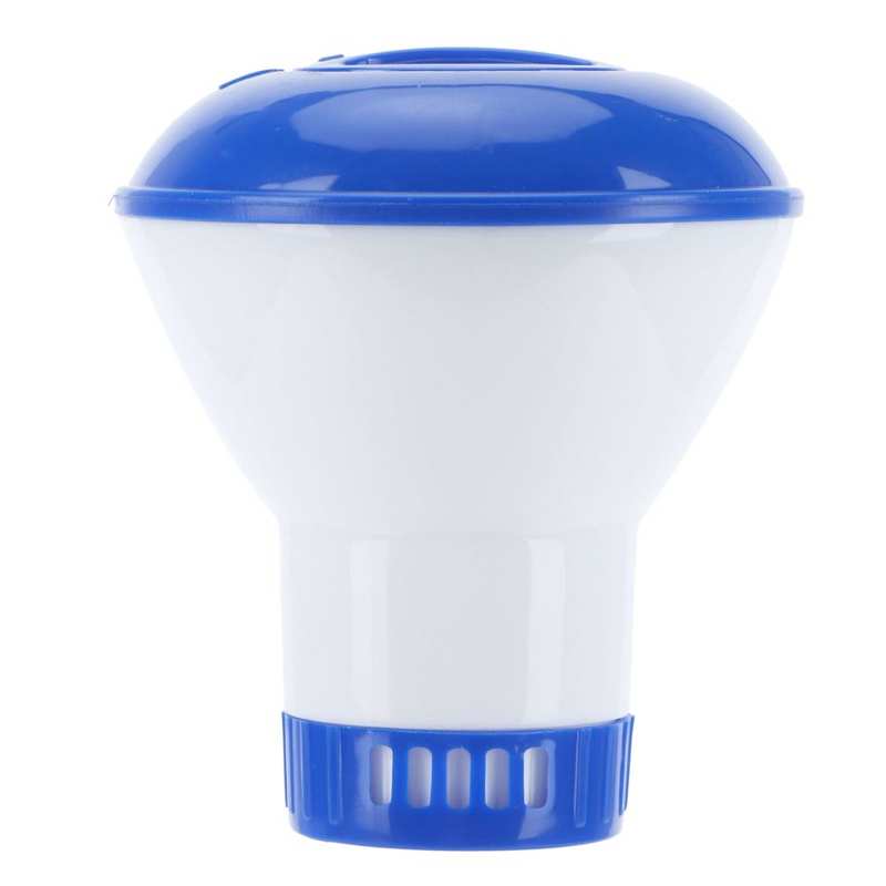 5in Floating Pool Chemical Dispenser with Thermometer Floating Chlorine Dispenser