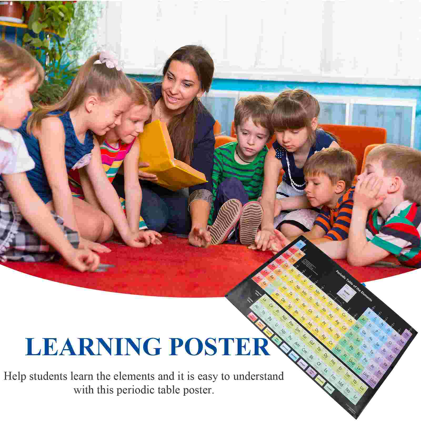 1pc Chemistry Periodic Table Wall Art Painting Chemistry Periodic Table Decor