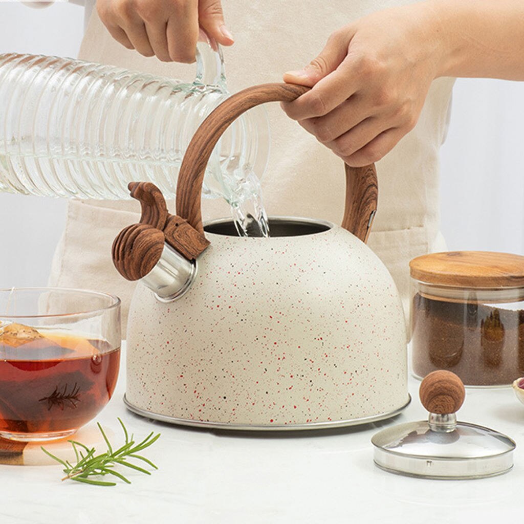 2.5L Stainless Steel Whistling Tea Kettle Tea Pot Food Grade Water Kettle
