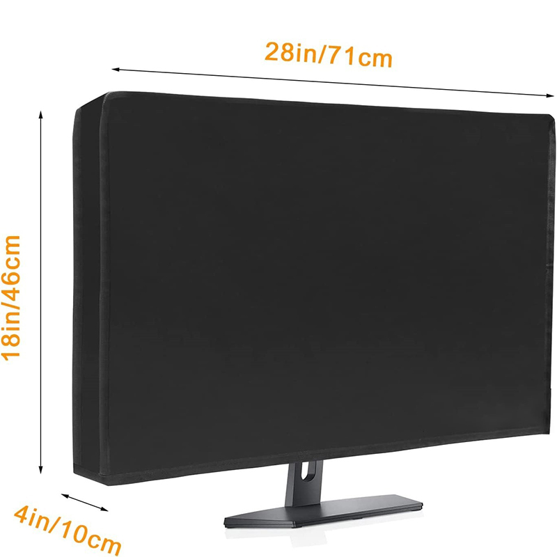Cubierta antipolvo para Monitor, funda para pantalla de ordenador de escritorio, Protector impermeable, pantalla de ordenador, Panel HD, accesorio protector: Amarillo claro