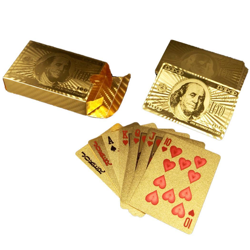 Playing Cards Gold foil Durable Poker Cards Deck of Cards: type 3