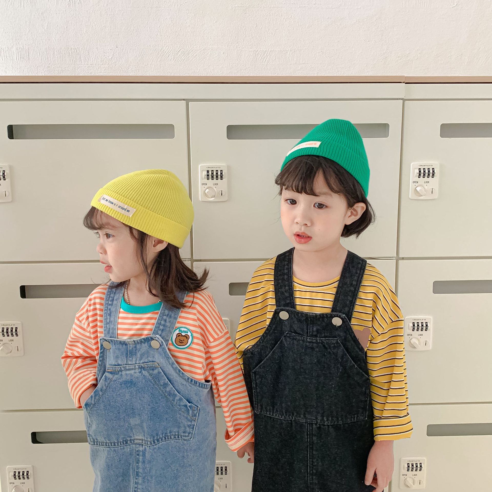 1007C-Vestido vaquero para niñas, vestidos suspendidos para niños, monos, ropa para niños, 2022