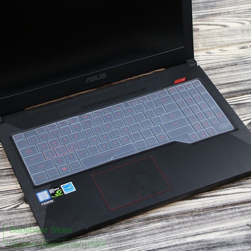 Asus tuf gaming  fx504 fx504ge fx504gd fx504gm fx504g fx503 fx503vd 15 tuuman 15.6 tuuman silikoninen kannettavan tietokoneen näppäimistön suojakuori: Asia selvä