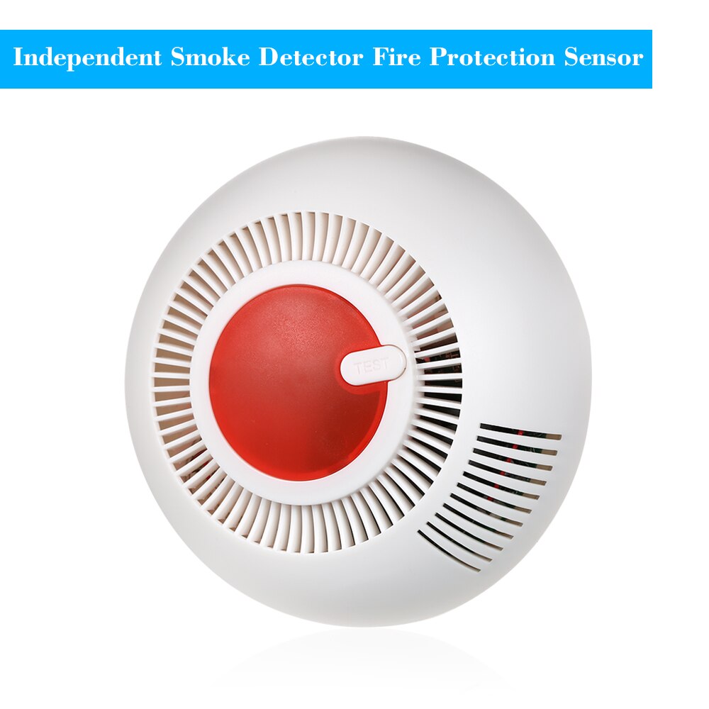 Standalone Photoelectric Smoke Alarm Wireless Alarm System Security Independent Smoke Detector Fire Protection Sensor