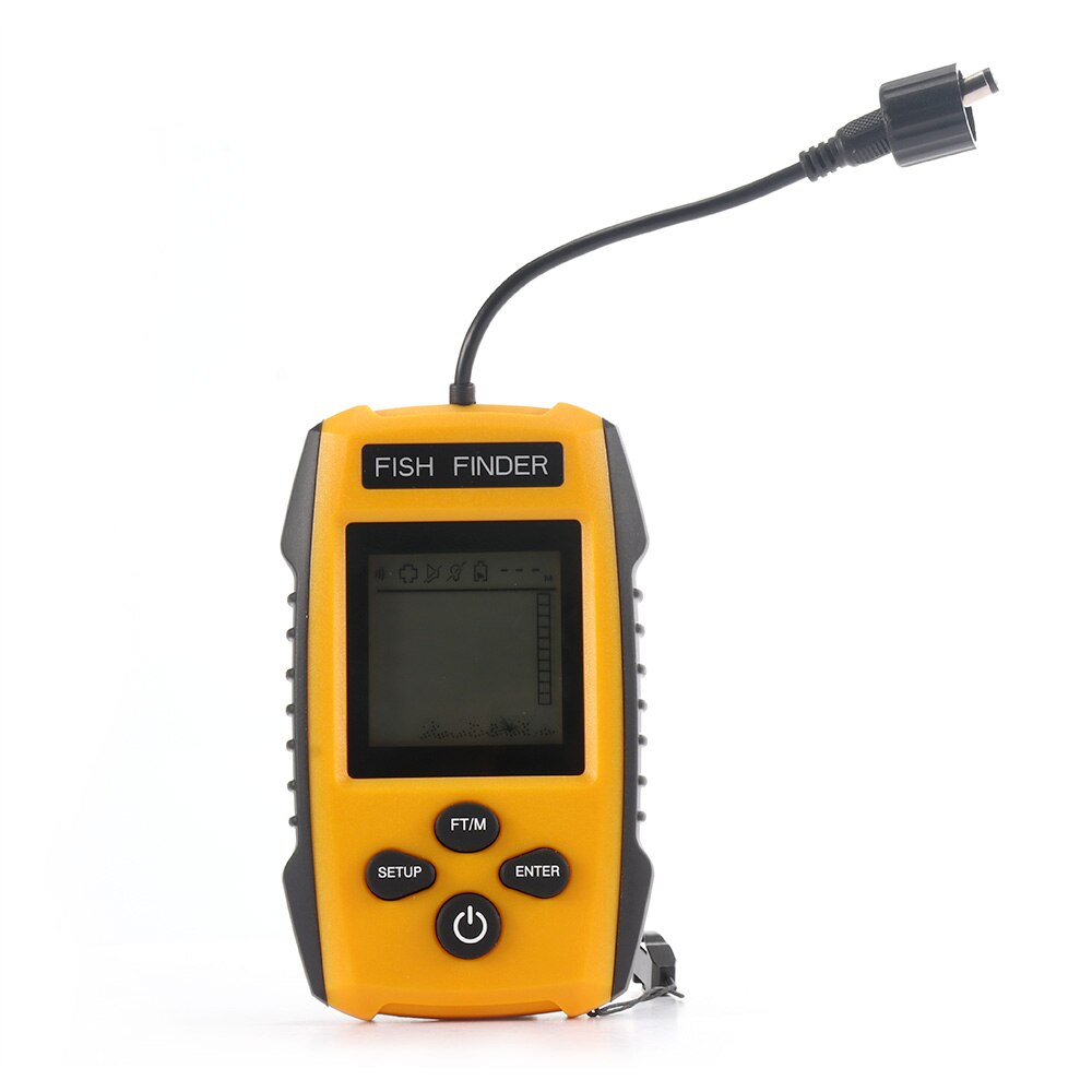 Wireless Fish Finder 0.6-100m Sonar Depth Sounder Alarm Ocean River Lake Water Depth Echo Sounder Fishing Finder Fish Finder: Default Title