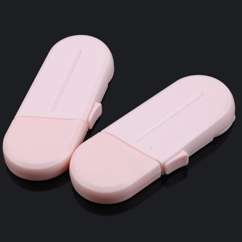 2pcs Baby Safety Drawer Locks Children Security Protection Lock Cabinet Door Kids Child Safety Locks Securite Infant: pink