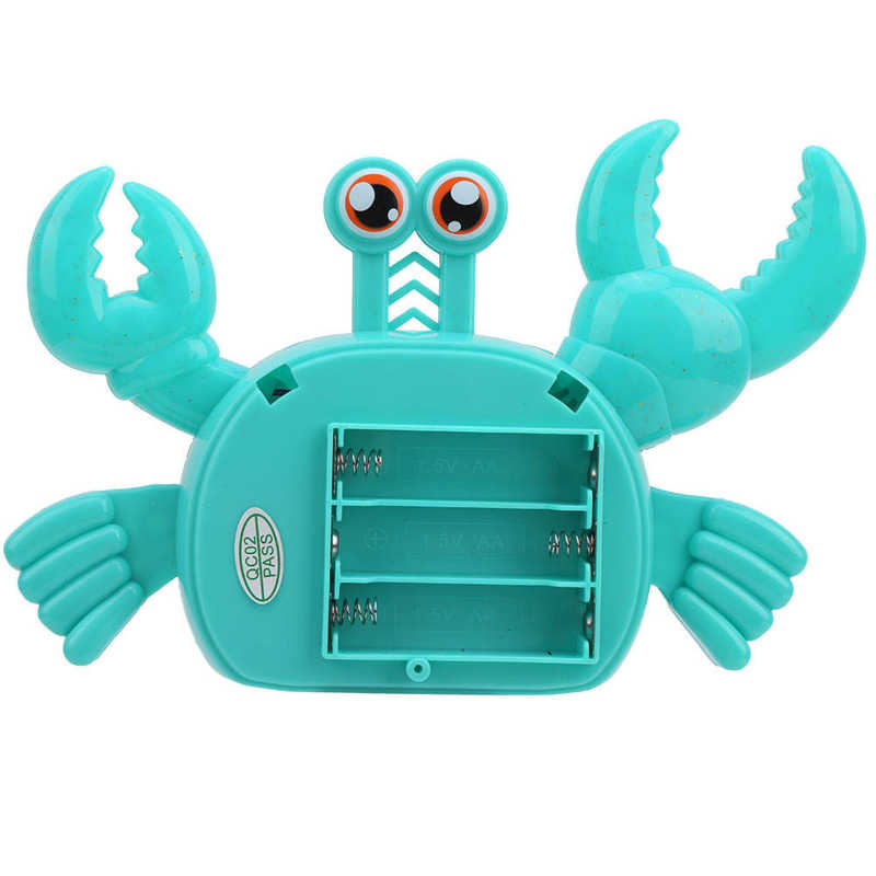 Automatische Turn Elektrische Krab Muzikaal Speelgoed Laterale Lopen Educatief Speelgoed Voor Kinderen Baby Huilen Speelgoed Kinderen Telefoon Speelgoed