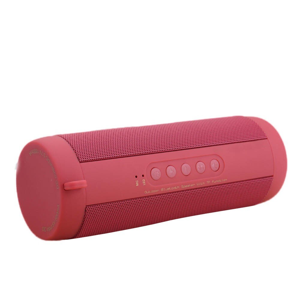 super-Portable Bluetooth Speaker Waterproof Outdoor Column Speaker Wireless Bluetooth Sound Box Flashlight Support Music Player: RD