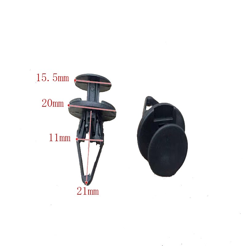 20 stk fender liner holder plastklips støtfanger doren skjermfester til chevrolet cruze aveo captiva trax subaru gm: 2