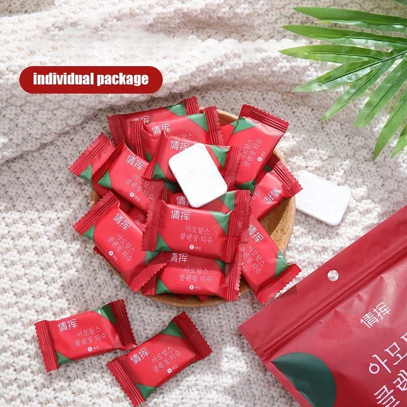 Serviettes de voyage jetables compressées, lingettes pour le visage, comprimés compacts, Mini lingettes carrées, pratiques, 5/10/20 pièces