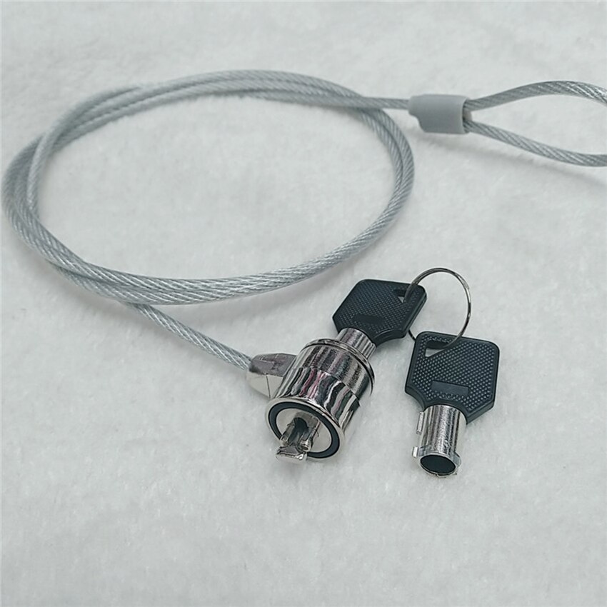 Keyed Laptop Cable Lock Security Cable Lock Anti Theft with 2 Keys, 1.2Meters Compatible for Laptops &amp; Other Devices