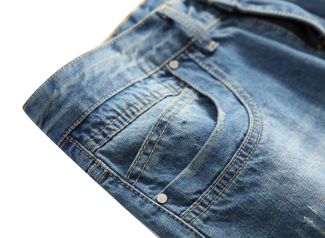 Dant Bulun hommes déchiré jean crayon pantalon trou Long pantalon décontracté déchiré jean Hip Hop vêtements droit Denim pantalon pour homme