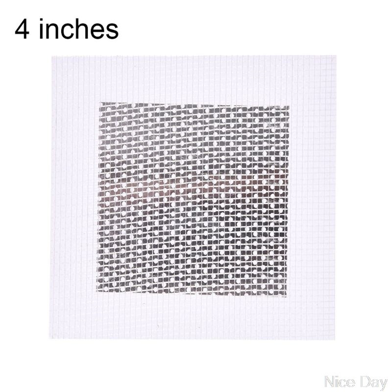 Mesh væg reparation patch klæbende fix gipsvæg hul loft gips skader 4/6/8 ''  j2ha: 4