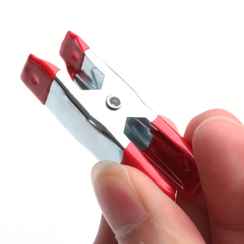 10PCS/lot Metal Spring Clamps 2" Clip Soft Plastic Tips Grip Photos Craft