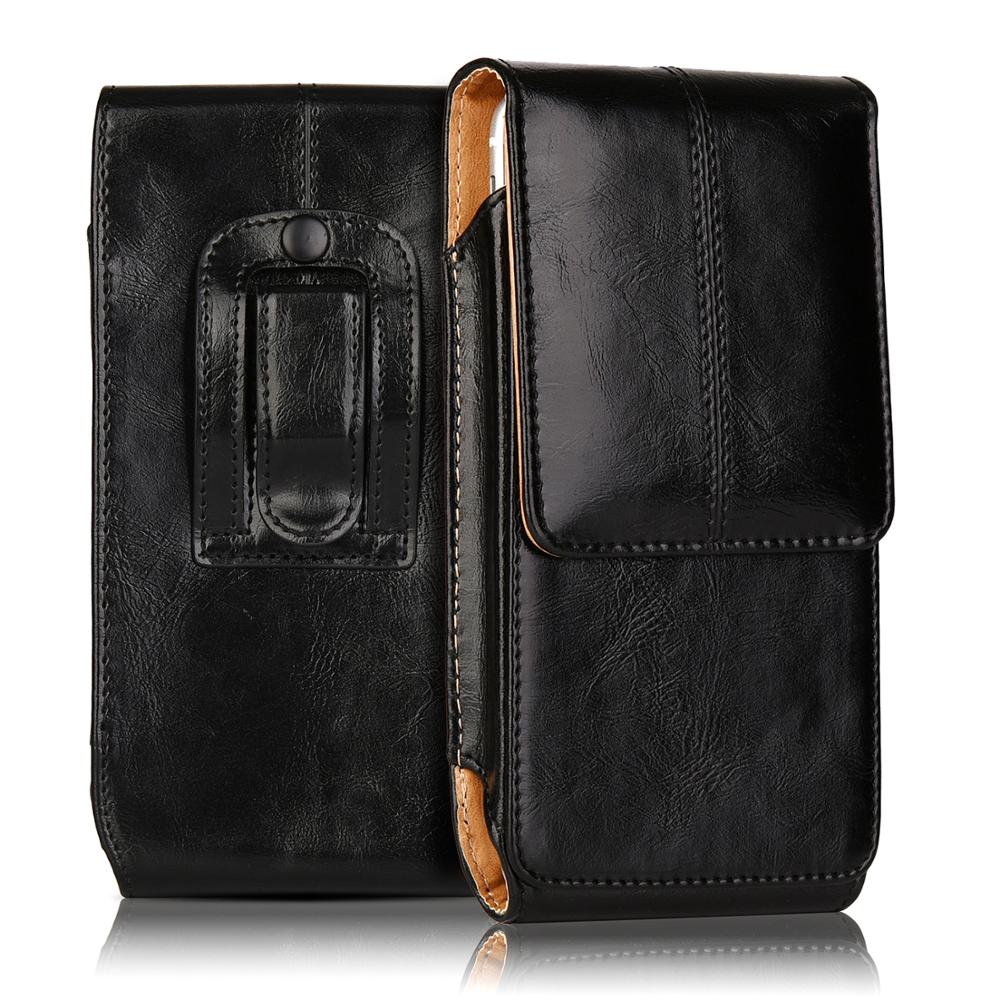 PU Leather Pouch Cover waist bag For iphone6 6s 7 8 plus Magnetic Vertical Holster 4.7/5.5" for iphone 6 7 8 phone belt case