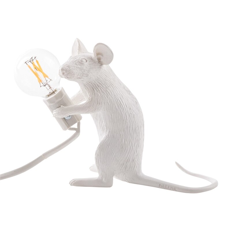 Nordic Italiaanse Hars Rat Tafellamp Slaapkamer Nachtkastje Muis Lamp Bruiloft Deco Tafel Lichte Woonkamer Verlichting Lampen Tafel Armatuur: B