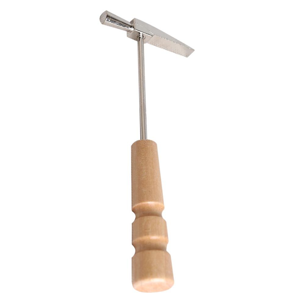 Kalimba Tuning Hammer Holzgriff Metall Tragbare Tuning Hammer für Alle Größe Daumen Klavier Silber Gelb Lange Griff Tuner