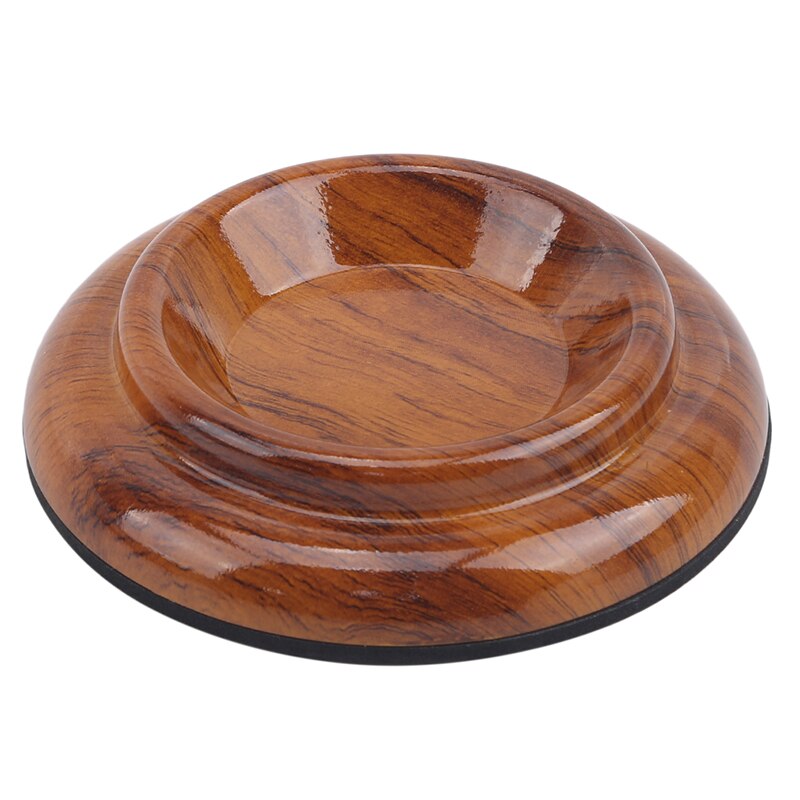 4 Pcs/Set Leg Pads Piano Caster Cups Non-slip Load-bearing Round Furniture Protection Floor Table Home Upright Piano Accessories: Wood Grain Color