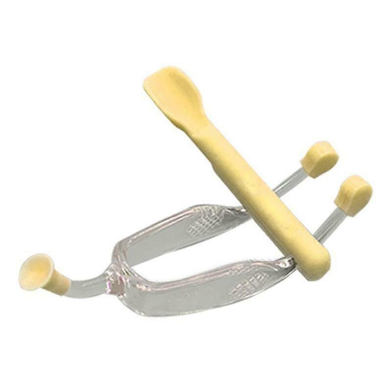 Kontaktlinser linse blød silica pincet kontaktlinser linse applikator remover smr 88: Gul