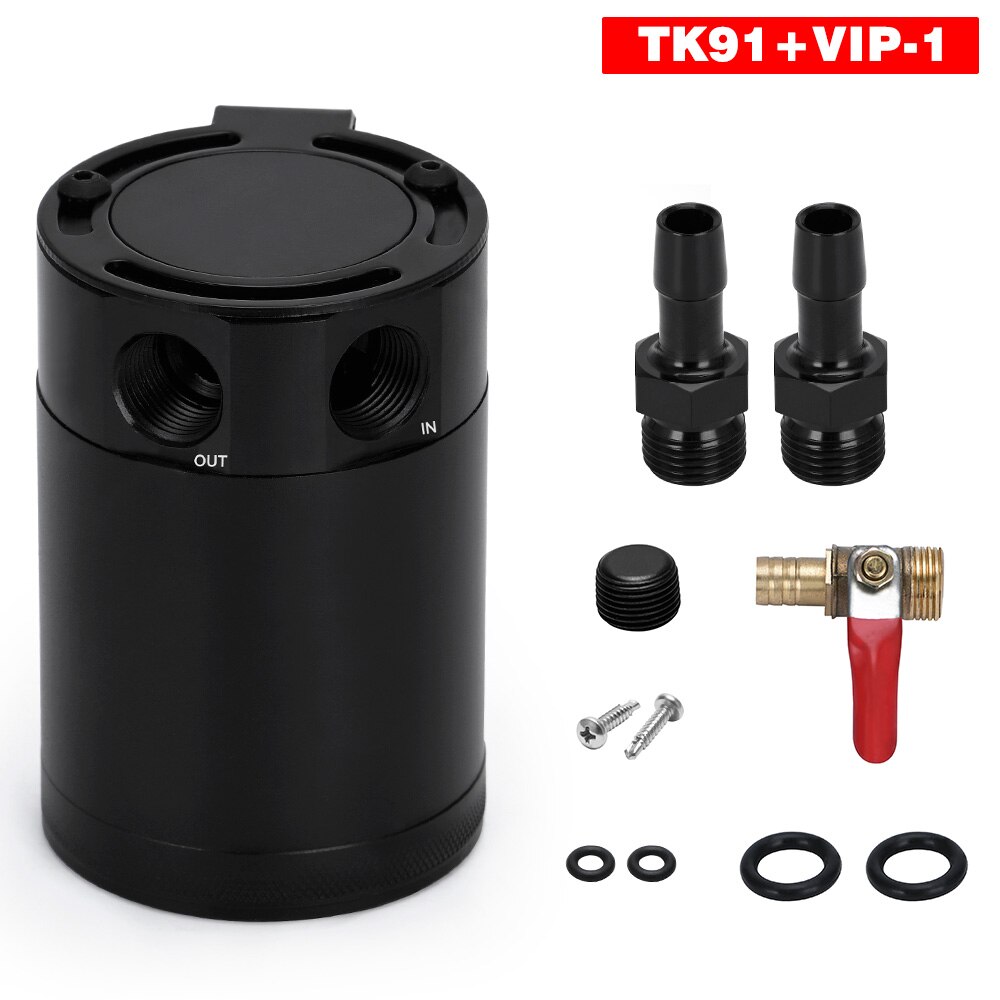 Hypertune M16 * 1,5 Salida de entrada 2-Puerto compacto desbloqueado captura de aceite Can tanque HT-TK91: type2 Drain Valve