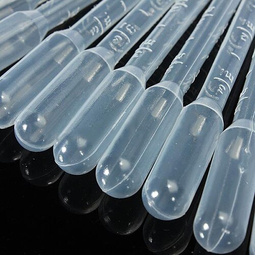100 stuks 3ml wegwerp plastic oogdruppelaar set transfer gegradueerde pipetten transparante waterbuis druppelaar