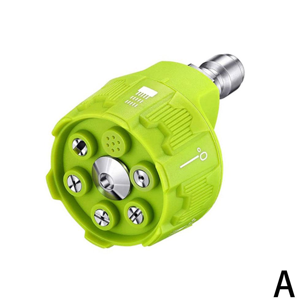 Boquilla de pulverización Universal para lavadora de alta presión, 4000Psi, 0 15 25 40 65 grados, rotación, riego, enjuague, boquilla de jabón, punta para jardín: Rojo