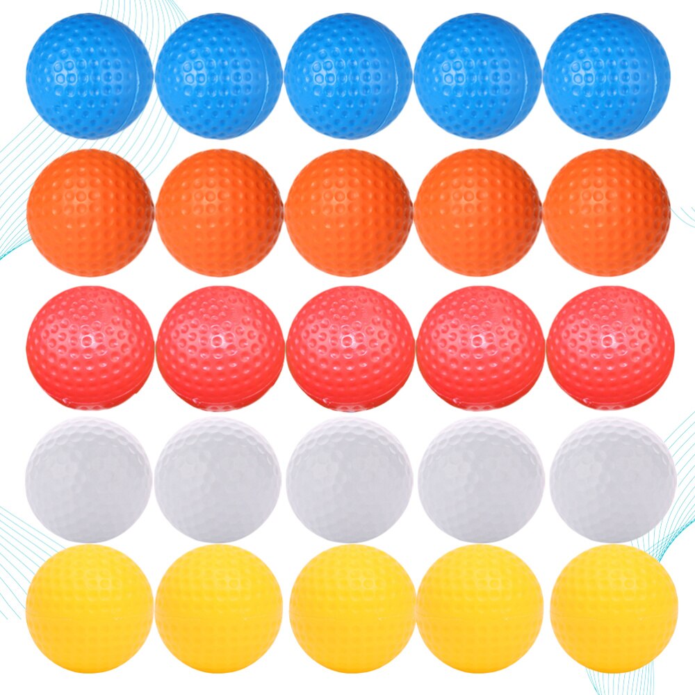 Balle de Golf Non poreuse pratique créative légère balle de Golf accessoire de Golf balles de pratique balle creuse pour la maison intérieure