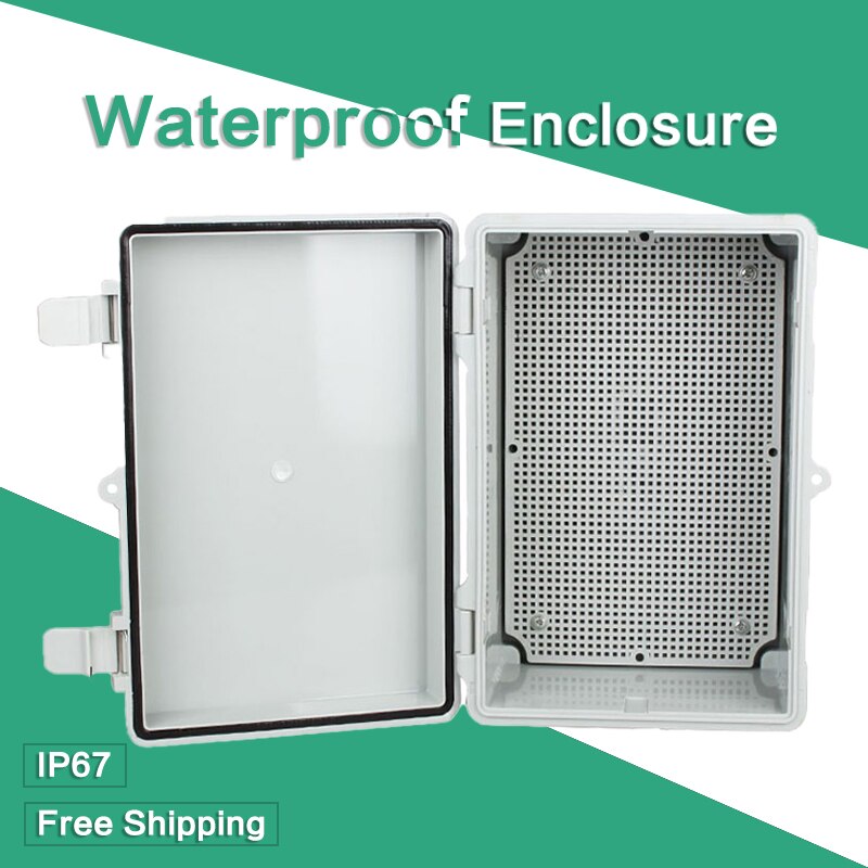 ABS Waterproof Plastic Enclosure With Hasp Electrical Distribution Box Electrical Junction Box Outdoor Sealed Switch Power Case
