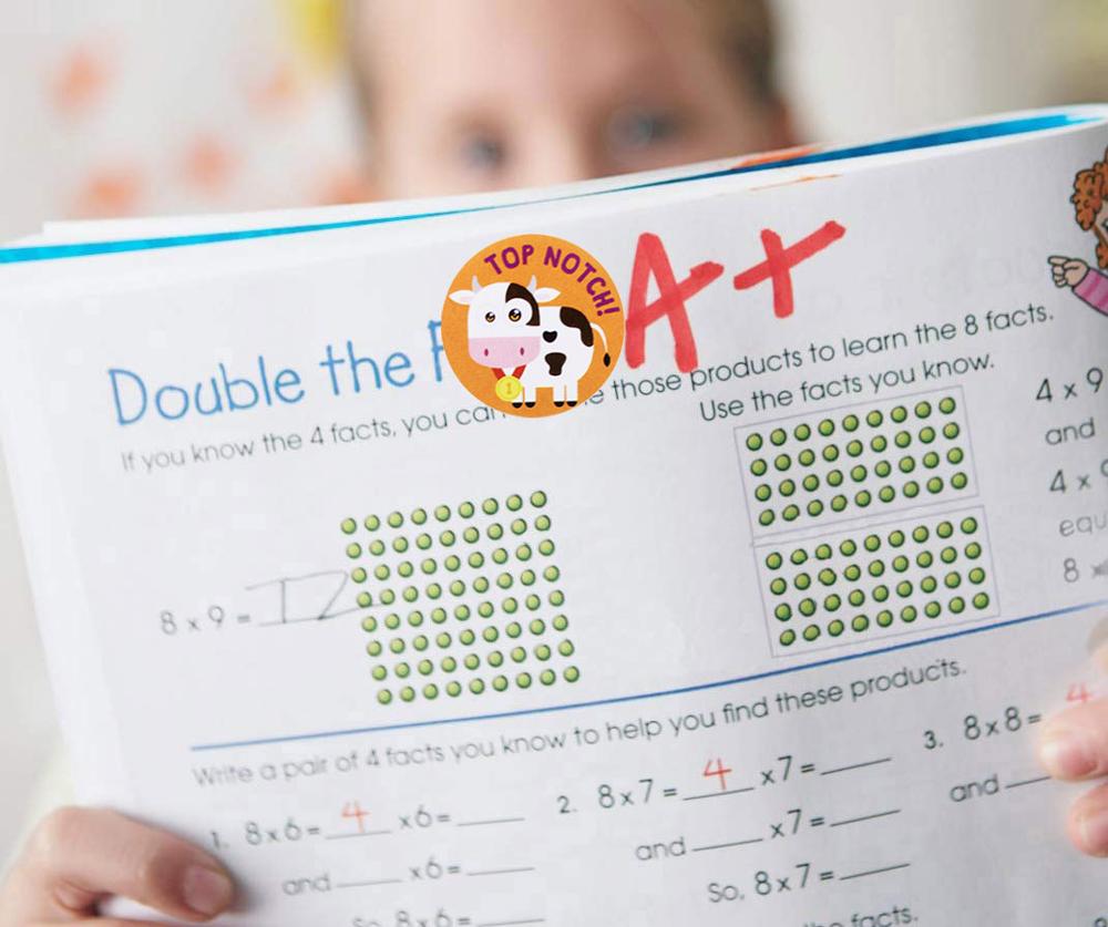 500pcs/roll cute animals Reward Stickers for Teachers students for Kids in 8 Designs Training Stickers Motivational Stickers