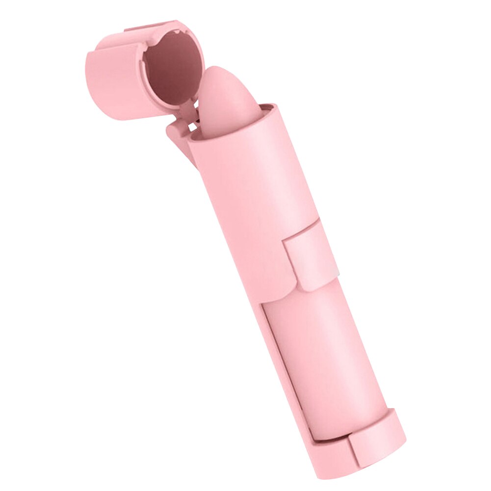 Gjenbrukbar døråpner desinfeksjon uten berøringe utendørs selvsteriliserende skuff abs heis knapp verktøystokk personlig pleie bærbar: Rosa