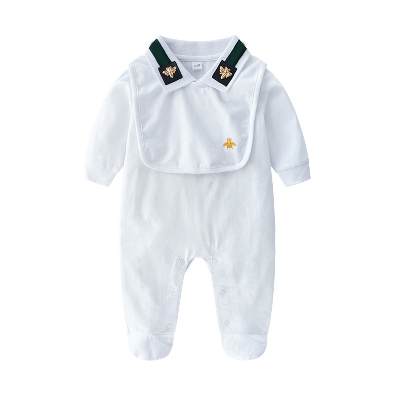1 stuk/partij bern winter baby rompertjes lange mouwen set katoenen baby jumpsuit meisjes baby jongen meisjes kleding