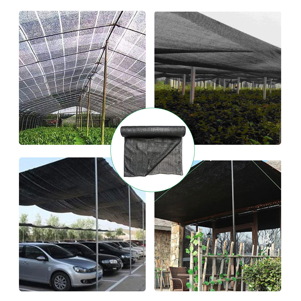 Gewächshaus Sonnenschutz Netz HDPE Schatten Stoff für Gartenzaun Ansicht Brise Bauernhof Pflanzen Abdeckung Schatten Membran draussen Schattierung Segel