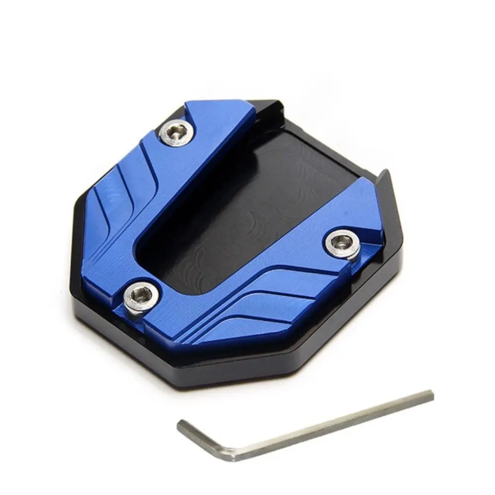 Motorfiets Kickstand Voetsteun Motorfiets Zijstandaard Pad Zijstandaard Grote Voetpad Parkeerplaat Basis Voet Verlengstuk: MEERDER