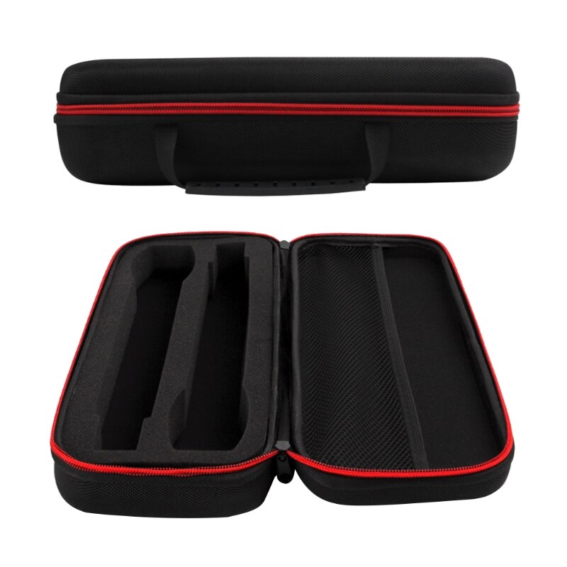 Waterproof Hard Shell Handheld Microphone Case Microphone Storage Box Black Storage Case Carrying Bag Travel Black