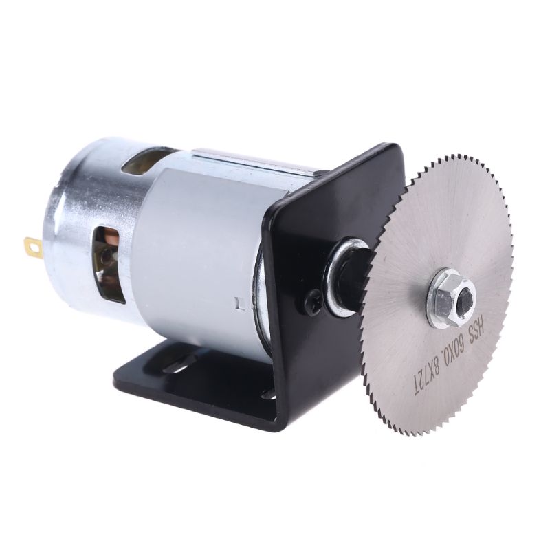 775 moteur Table scie Kit DC 12V moteur avec support de montage scie lame travail du bois 425D