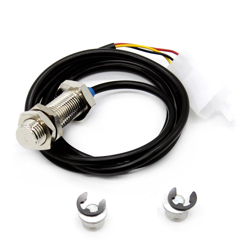 Instrumento del velocímetro de la motocicleta de 7 colores, odómetro del medidor del tacómetro Digital LCD con luz de advertencia de fallas para RX2N 4 cilindros