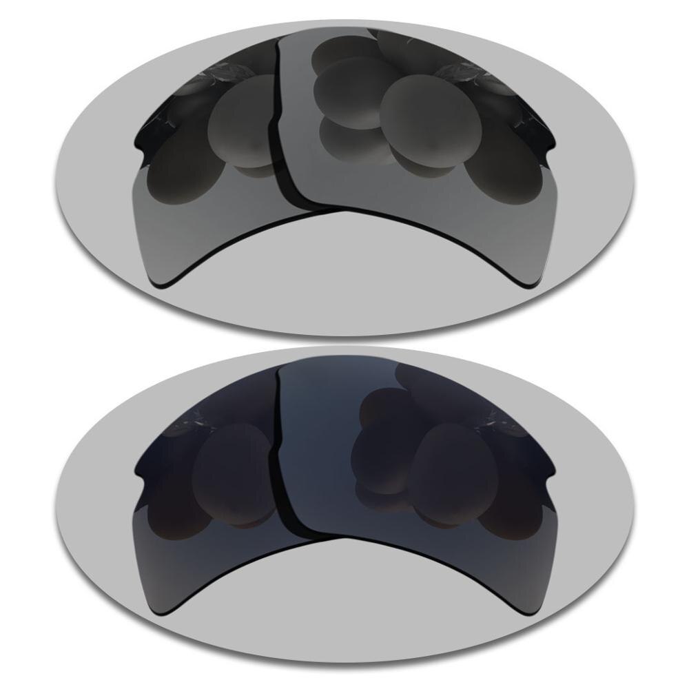 Polarisierte Sonnenbrille Ersatz Linsen für-Flak 2,0 XL OO9188 Rahmen-Mehrere Optionen: Black-Grey Chrome