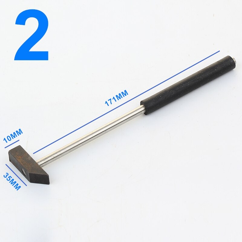 Geavanceerde hamer hamer sieraden reparatie gereedschap staal gouden sieraden gereedschap mini metaalbewerking handgemaakte doe-het-zelf kleine hamer: 2