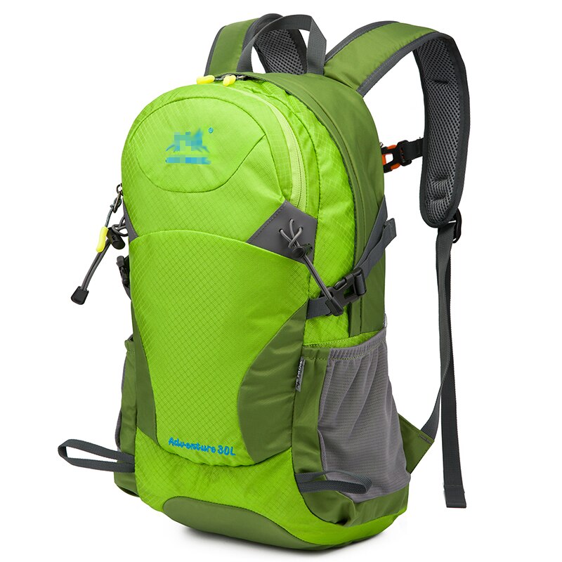 Travel Backpack Unisex Mountain Climbing Backpack Outdoor Hiking Backpack 30L Camping Backpack Nylon Waterproof Ultra-Light Bag: Green