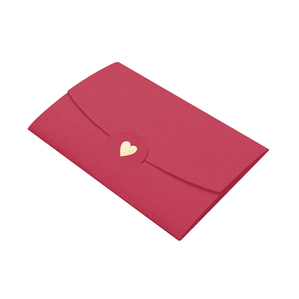 20 Uds. Tarjetas de de boda, papel de oficina, Mini notas de bolsillo, manualidades DIY, corazón amoroso, sobres clásicos multifunción: Pearl Purple