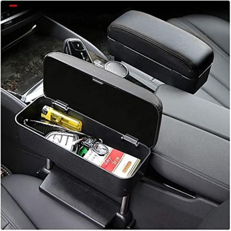 Boîte d'accoudoir de voiture universelle Support de coude Console centrale de voiture réglable repose-bras
