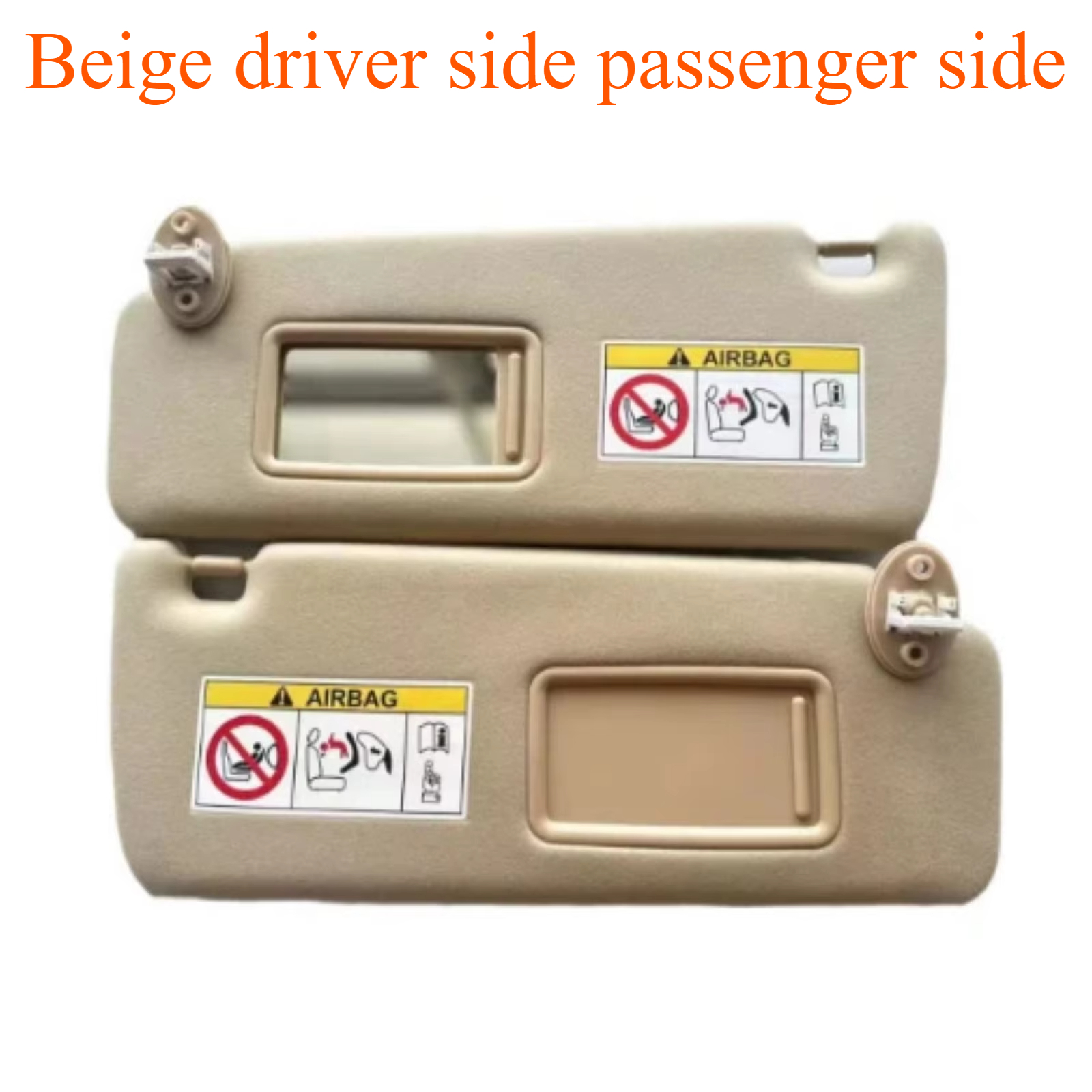 Sun Visor For Toyota Land Cruiser Prado KDJ155/KDJ150 , Compatible with Makeup Mirror 74320-0G030-B0 and 74320-0G030-A0
