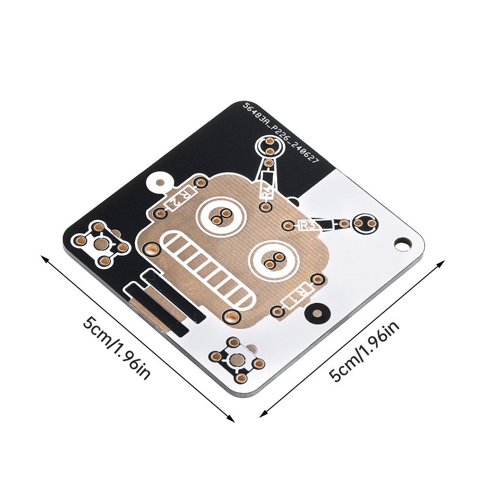  Robot Solder Practice Projects DIY Electronics Kits Circuit Boards Trainning Board with Battery for Beginners Students and DIY