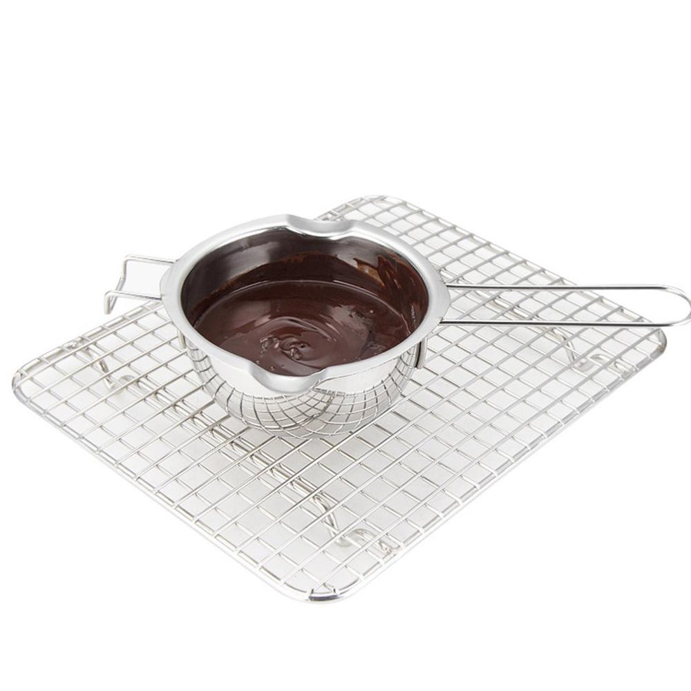 Rvs Chocolade Boter Milt Melt Ting Kom Lange Grip Handvat Diy Gebak Koken Dessert Bakken Gebak Keuken Gereedschap