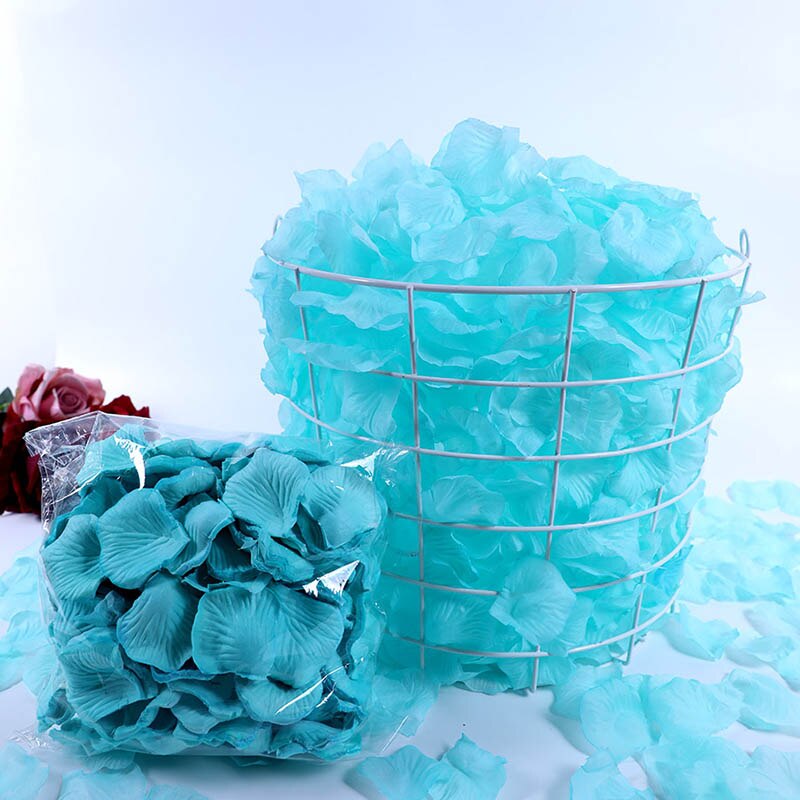 500Pcs/Lot 5*5cm Silk Rose Petals Gold Red 14 Colors Wedding Petale De Rose Mariage Romantic Artificial Rose Flower Petals: 20-As picture