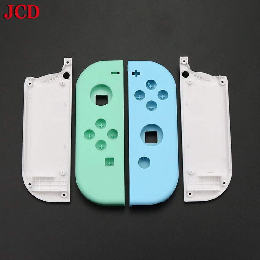 JCD 1Set Animal Crossing Replacement Housing Shell Case For Nintend Switch Joycon Left Right Controller Cover with middle frame