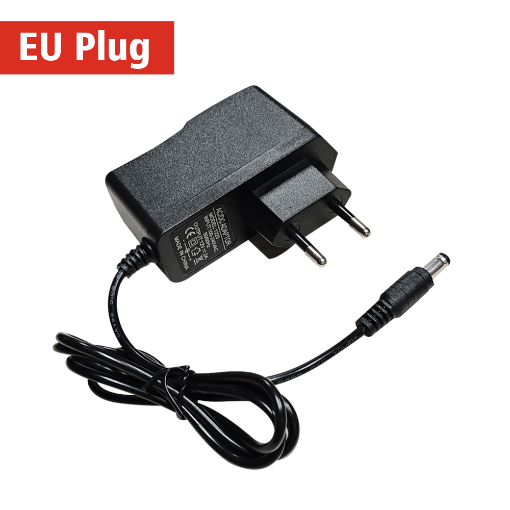 Kvalifisert  ac 110-240v til  dc 12v 2a cctv strømforsyningsadapter, eu / us / uk / au plug abs plast