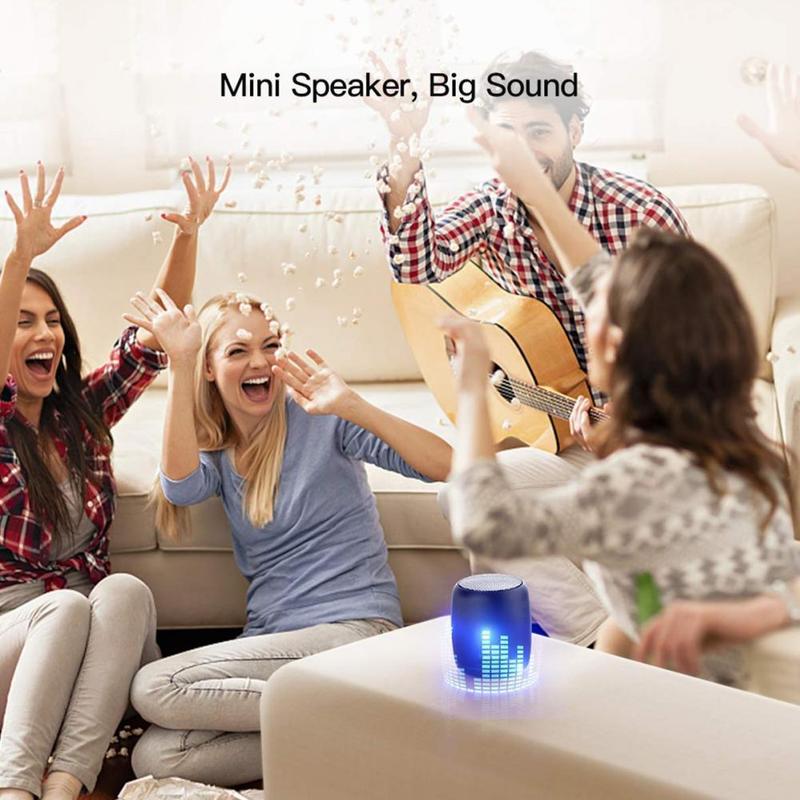 Mini Loudspeaker Bluetooth Speaker Portable Stereo Built-in Speaker Bluetooth Control Selfie Wireless Music Mic Handsfree R M9M1